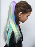 Unicorn Hair Extension Ponytail for Girls