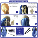 Little girl hair extensions that are easy to attach