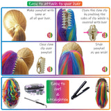 How to Attach My Hair Pops Easy to Use Kids Colorful Hair Extensions